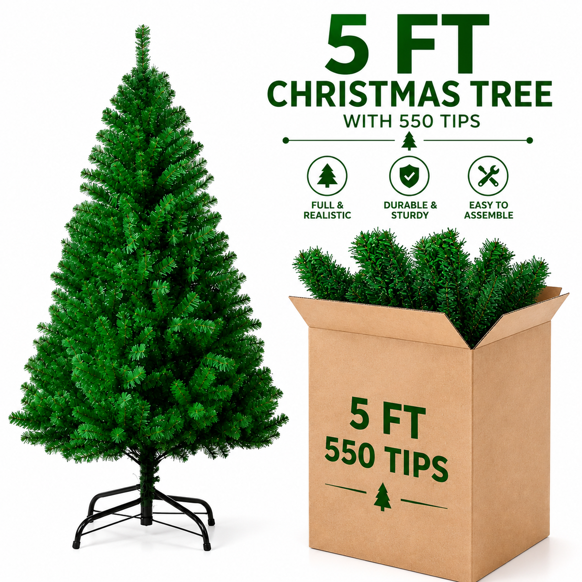 Christmas tree folding metal stand base