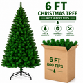 Full bushy Christmas tree hinged branch sections