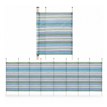 10 Pole Windbreak Beach & Camping Privacy Screen Garden Shelter