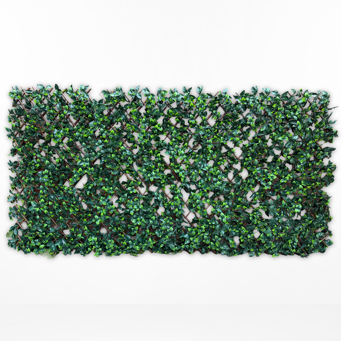 Artificial Laurel Leaf Hedge Trellis Expandable Privacy Screen Panel