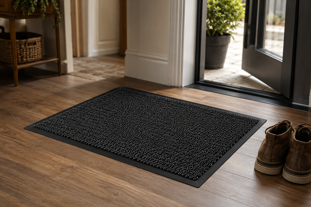 Coil door mat detail